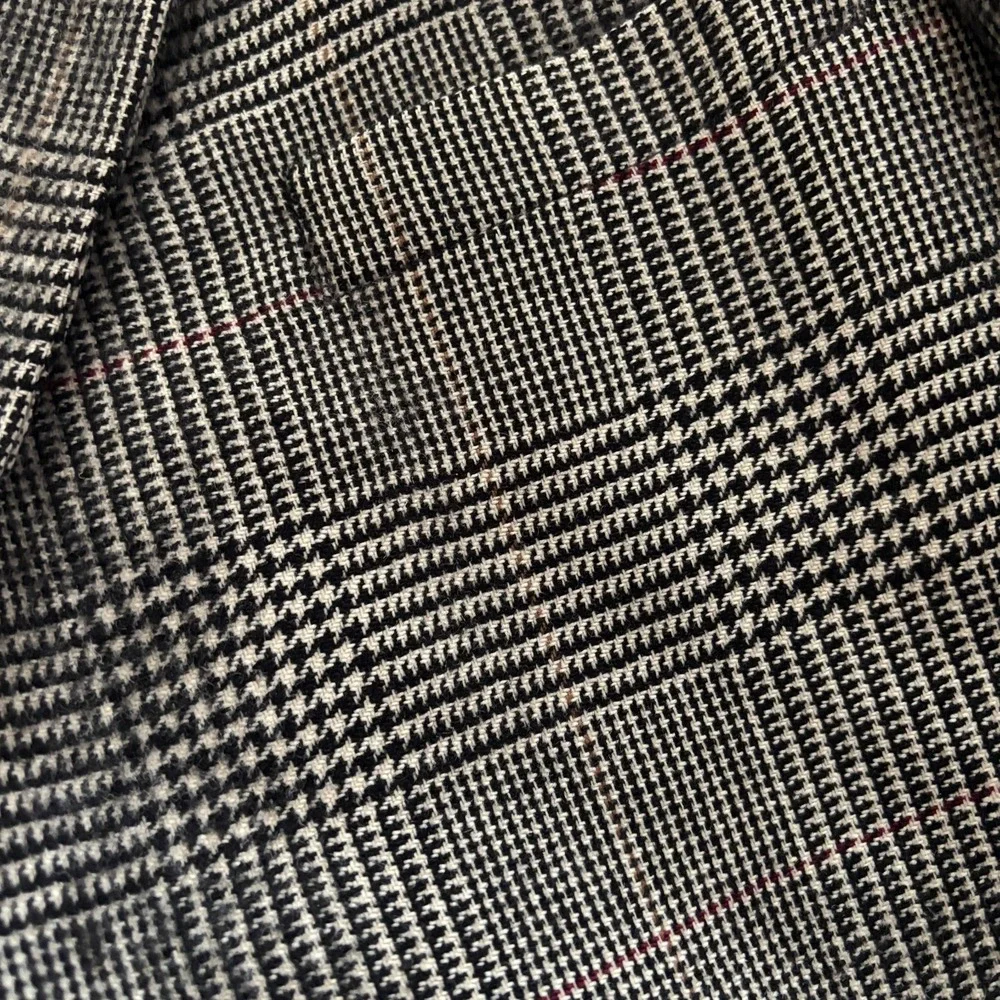 VTG Camelhair Windowpane Blazer Brooks Brothers Wool Jacket‎ Sport Coat Sz 46-48